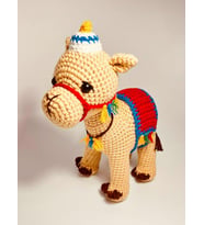 Takkeli Devecik Amigurumi Organik Oyuncak