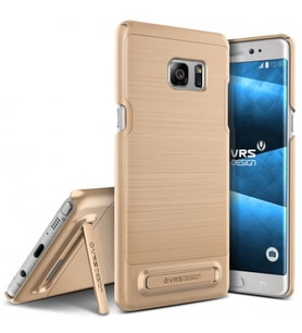 VRS Galaxy Note FE ile Uyumlu Simpli Lite Kılıf Shine Gold