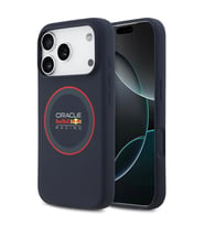 Apple iPhone 17 Pro Kılıf Redbull Orjinal Lisanslı M-safe Şarj Özellikli Kırmızı Halka ve Logo Silik