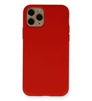 Newface Apple iPhone 11 Pro Kılıf Nano içi Kadife Silikon - Kırmızı