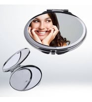 Kişiye Özel Kişiye Özel Oval Metal Makyaj Aynası