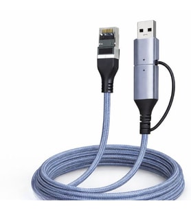 Usb 3.0 Type-C 2 In 1 Gigabit Ethernet Adapter ZR1159