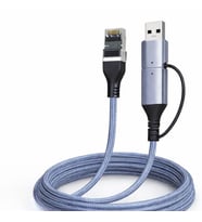 Usb 3.0 Type-C 2 In 1 Gigabit Ethernet Adapter ZR1159