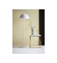 mylights   modern  metal mat beyaz lambader köşe lambası  en 40 cm (Siyah)