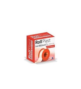 Roll Plast Çinko Oksitli Tıbbi Flaster 2.5cm x 5m