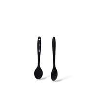 İvory silikon tatlı yemek kaşığı SİYAH (20cm) 1 ADET