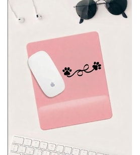 Pembe Gradient Bilek Destekli Mousepad – Sevimli Pati Desenli Ergonomik Mouse Pad