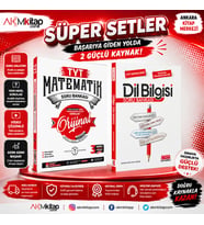Orijinal TYT Matematik ve AKM Dil Bilgisi Soru Bankası Seti 2 Kitap