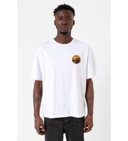 One Piece Anime Thousand Sunny Beyaz Erkek Oversize Tshirt