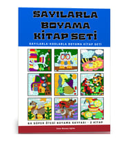 Sayılarla Boyama Seti (2 Kitap 64 Süper BOYAMA)