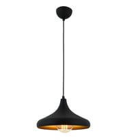 AVONNI AV-4106-M8-BSY-29 Siyah Boyalı Modern Avize E27 Metal 29cm