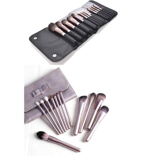 Rose Gold Özel Kıl Fırça Seti 12 Parça Ve Harika Çantalı