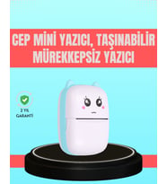 Bluetooth Bağlantılı Mini Termal Yazıcı Öğrenci Ofis İçin