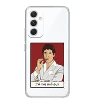 Samsung Galaxy A54 Uyumlu Scarface Tony Montana Tasarımlı Şeffaf Telefon Kılıfı