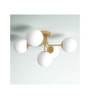 Zarate 5 Başlıklı Plafonyer Avize RA-AVZ- 5749-82-60 (Gold)