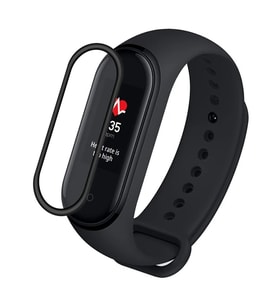 Northcity Mi Band 6/Mi Band 5 3D Tam Kaplama Ekran Koruyucu Cam - Kavisli Anti-Patlama