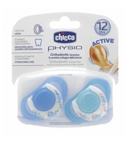 Chicco 2 li Physio Kauçuk Emzik 12 ay+ Erkek