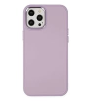 iPhone 12 Pro Max Kılıf Asya Deri Silikon - Lila