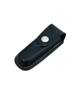 Hakiki Deri Çakı Kılıfı No:0 - 10 Cm, Kemerlikli