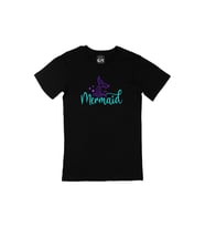Mermaid Siyah Tişört