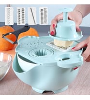 Çok Fonksiyonlu Salata Aparatı - Süzgeçli Doğrayıcı Kase