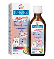 Acvison Kidofine Çoçuklara Özel Multivitamin ve Multimineral  Gıda Takviyesi 13 Vitamin 8 Mineral Prebiyotik