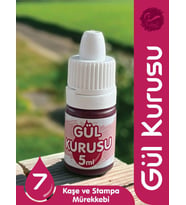 Kaşe Istampa Mürekkebi 5 ml  - Gül Kurusu -T871