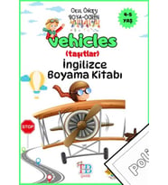 Vehicles(taşıtlar) Boyama Kitabı