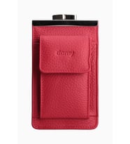Damy Hakiki Deri Unisex Kartlıklı Sigaralık 701 - Kırmızı
