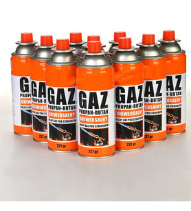 Kamp Ocak Gazı Valfli Kartuş 227GR - 12 Adet
