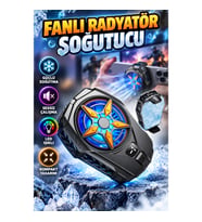 USB Güçlü Telefon Soğutucu Fan – Sessiz Çalışma, LED Işıklı Kompakt Tasarım