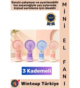 #Vantilatör Seyahat Tipi Kompakt Gündelik Taşınabilir Hafif Sessiz Çalışma Ev Ofis Yaz Serinleme Şık