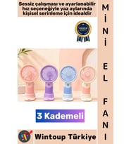 #Vantilatör Seyahat Tipi Kompakt Gündelik Taşınabilir Hafif Sessiz Çalışma Ev Ofis Yaz Serinleme Şık