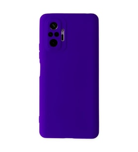 Xiaomi Redmi Note 10 Pro Kılıf Nano İçi Kadife Silikon - Mor