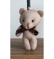 Sevimli Ayıcık Peluş Oyuncak Anahtarlık Uyku Arkadaşı Hediyelik 12 CM (Çok Renkli)