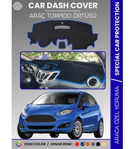 FORD FİESTA (2008-2017) Torpido Örtüsü Ön Panel Koruma Tam Uyum Çatlamayı Önler Kolay Montaj