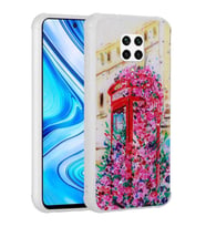 Xiaomi Redmi Note 9 Pro Kılıf Kamera Korumalı Simli Renkli Tasarım Silikon Kulübe