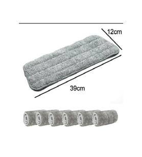 Mikrofiber Yedek Bezleri Sprey Mop, 6'lı, 39x12 cm, pratik temizlik çözümü