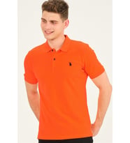 T8561 DEWBERRY ERKEK TSHIRT-KOYU TURUNCU