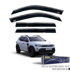 RENAULT DUSTER 2024 - KROMLU CAM RÜZGARLIĞI 4LÜ