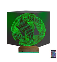 Luvivia Geometrik Dekoratif 3D Lamba - Masa Gece Lambası