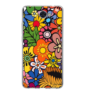PrintiFy Huawei Y7 ile Uyumlu 1mm Slim Fit Retro Renkler 2 Baskılı Şeffaf  Kılıf