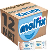 Molfix Islak Havlu Mendil İzotonik Karma 12 Li Set (Yeni Doğan-Hassas Cilt)