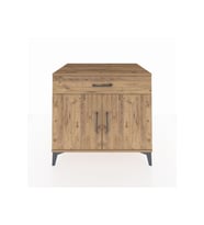 Kronos Şifonyer Tek Raflı Tek Çekmeceli 2 Kapaklı 88x59x80 Çam-Çam