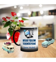 Bilgi İşlem Teknisyeni Sihirli Kupa Bardak