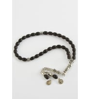 Mısır Kesim Mat Onix Tesbih 6*8 mm (Siyah)