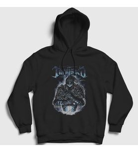 Presmono Unisex Siyah The Tarnished One V2 Elden Ring Kapüşonlu Sweatshirt 461927tt
