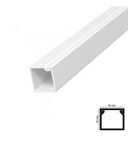 Northcity Kablo Kanalı 12x12 mm - 2 Metre 6 Adet Duvar Kablo Düzenleme