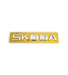 Skoda Fabia 3 2015-2021 Arka Bagaj Kapağı SKODA Marka Yazısı 5JA853687