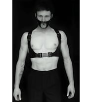 Mulvxbrf Brf02  Deri Göğüs Ve Maske Harness - Brfm112 (Mulvix)